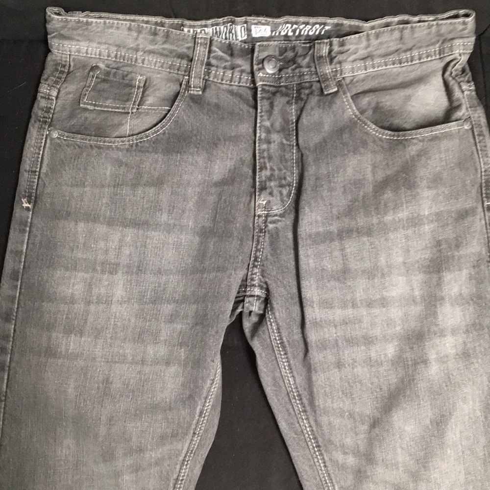 New no tag gray jeans for men or youth straight